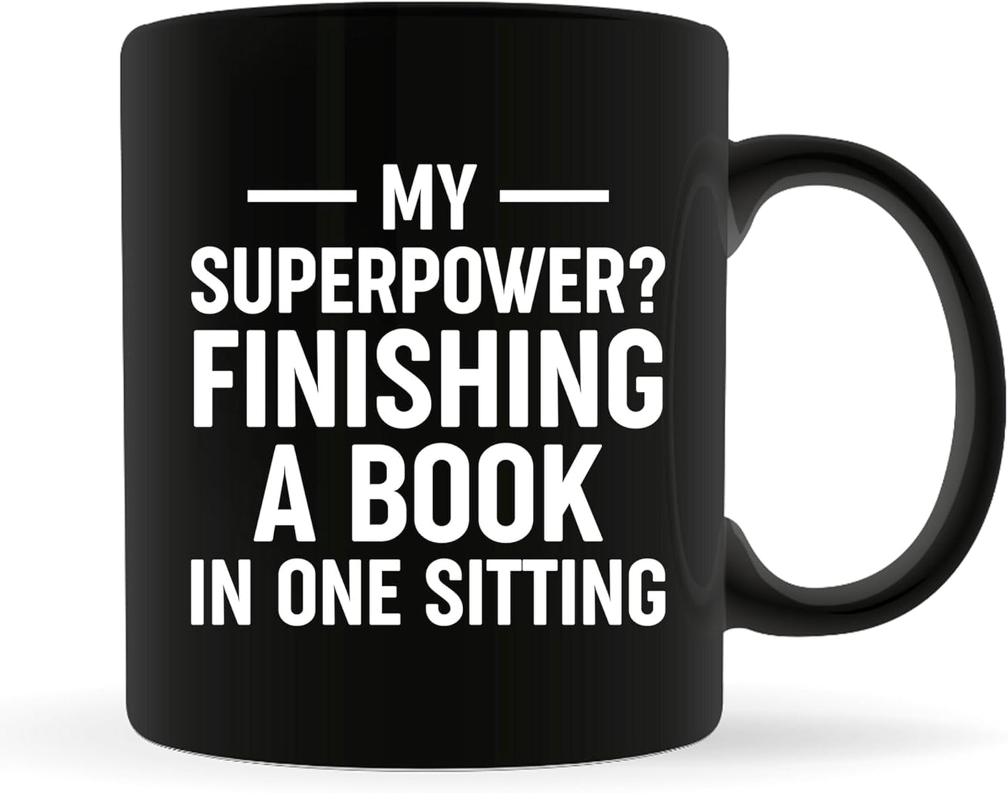 Book Lovers Coffee Mug 11oz Black -Book finisher - Book Reader Bookworm Addict Bookish Librarian Nerd Gifts Decor for Men Women