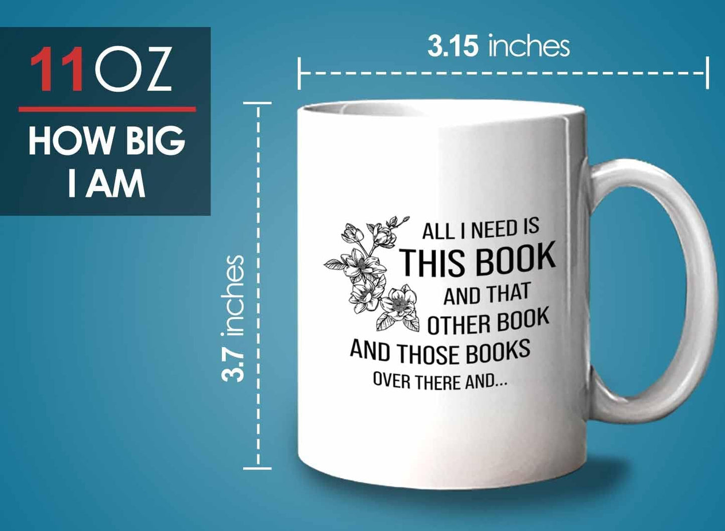 Bubble Hugs Book lovers Coffee Mug 11oz White - I Need This Book - Author Writer Library Editor Introvert Lovers Cat Chill Relax Bookworm Reading
