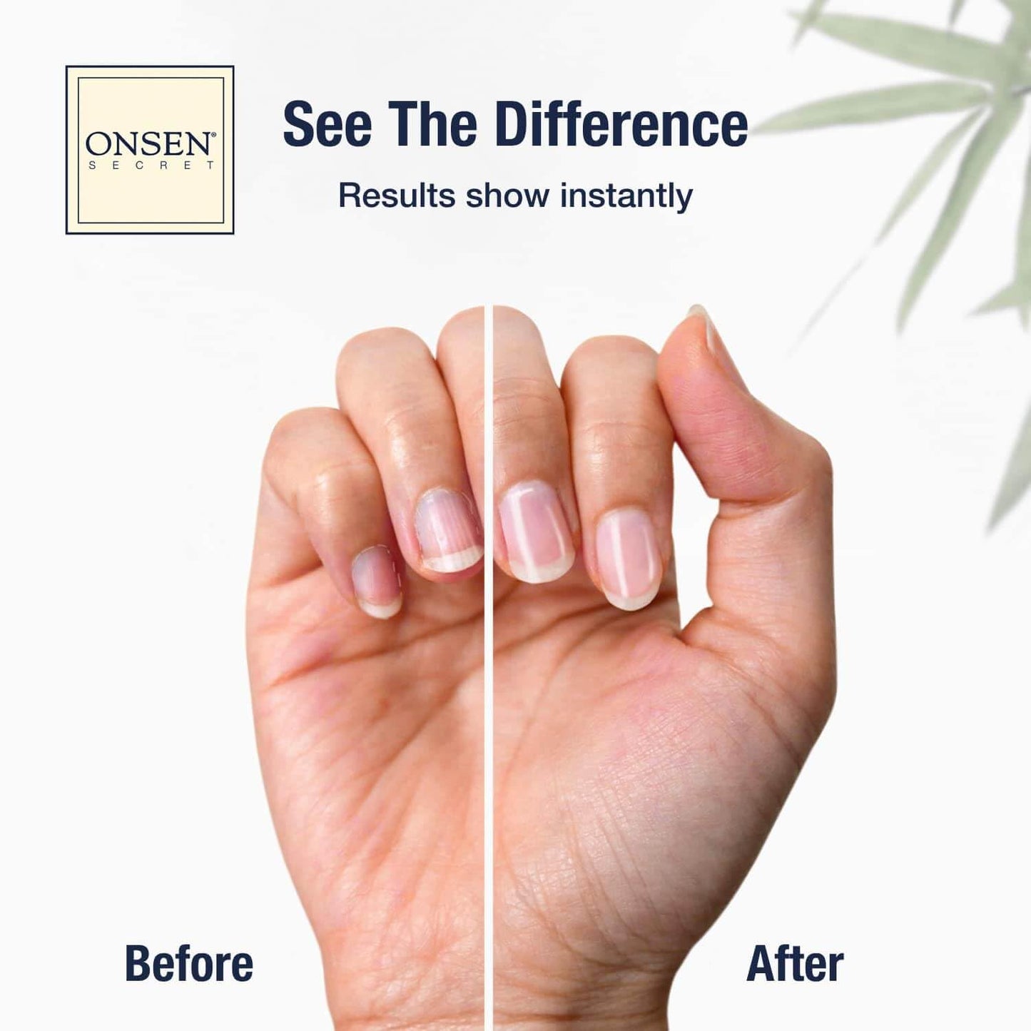 Onsen Secret Nail Care Kit - w/Cuticle Care Serum, Japanese Nail Buffer and Shine Kit - Strengthening & Shining - Spa-Quality Manicure - Organic Ingredients - Long-Lasting Shine - Easy & Safe - 1pk