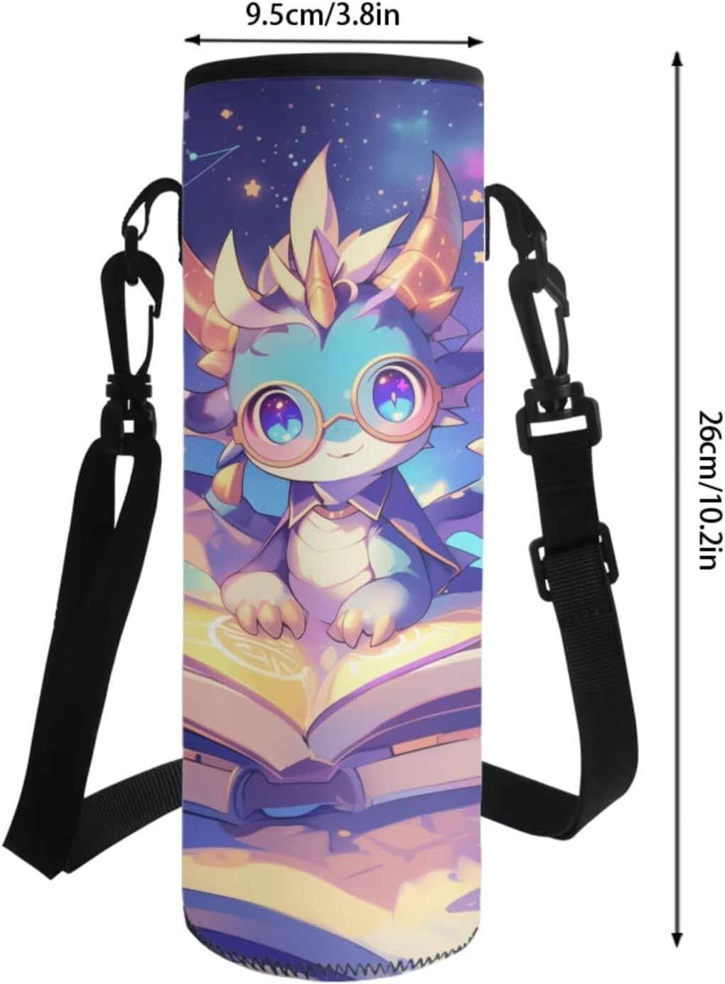 Dragon Backpack for Girls 4-in-1 Back to School Set, Dragon Read Book Design Backpack with Lunch Box, Pencil Case & Water Bottle Sleeve for Kids Age 8-10 Elementary Bookbags