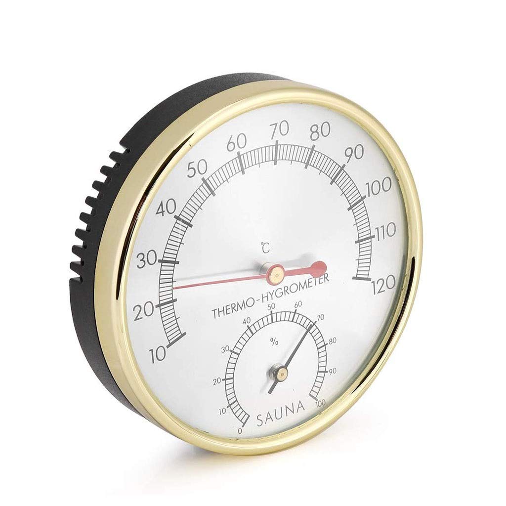 Sauna Hygrothermograph Thermometer Hygrometer Room Accessory for Houses Offices Workshops Schools Markets Warehouses
