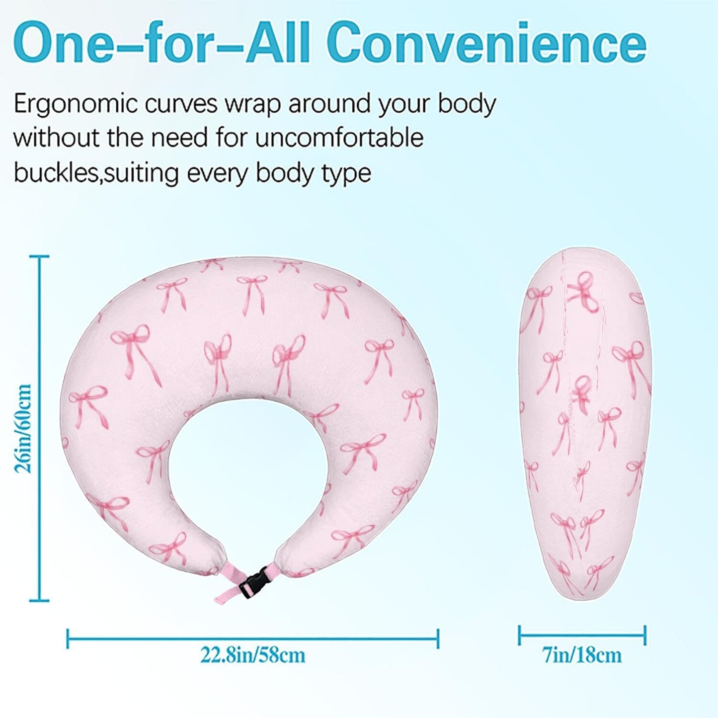 Crafting Pillow for Crocheting, Crochet Pillow for Lap Support, 12 Fun Print Styles, Ergonomic Arm Support, For Bed, Floor, Chair Comfort, Pain Relief and Fatigue for Gaming and Woking (Bow Tie)