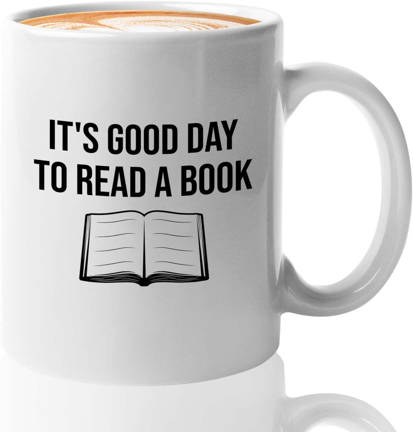 Bubble Hugs Writer Coffee Mug 11oz White - It's good Day to read a book - Reading Book Lover for Bookworm Bibliophile Librarians Author Readers Bookish