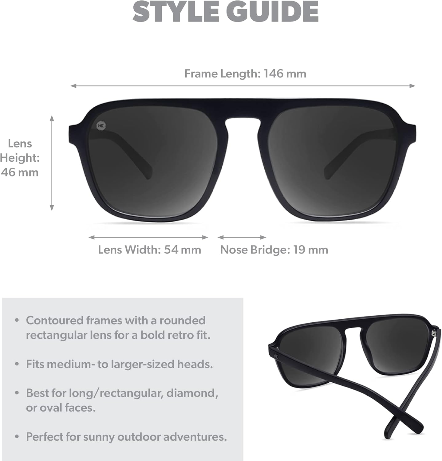 Knockaround Pacific Palisades Polarized Sunglasses for Men & Women - Retro Sunglasses - UV400 Protection