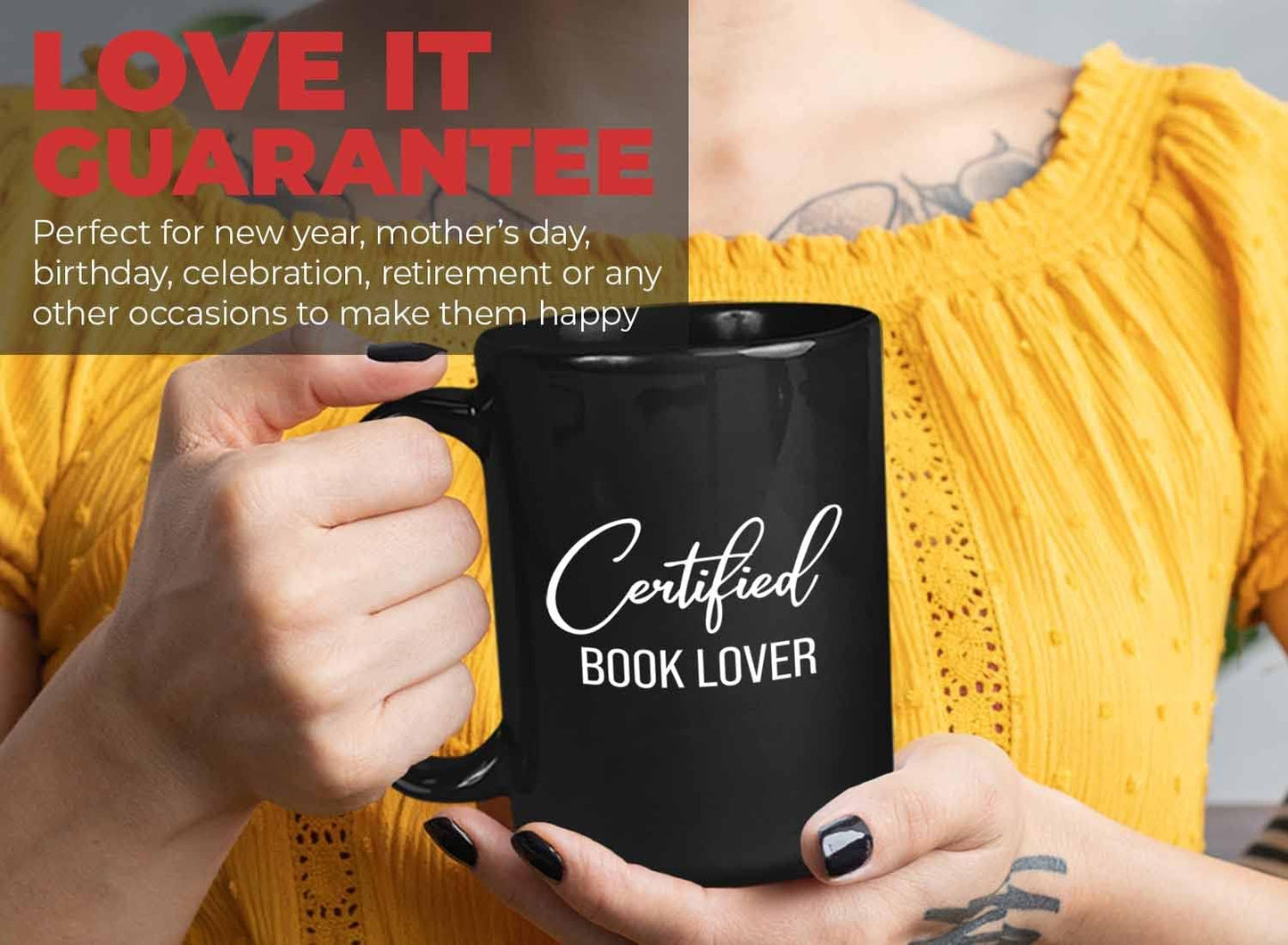 Bubble Hugs Book lovers Coffee Mug 15oz Black - Certified Book - Author Writer Library Editor Introvert Lovers Cat Chill Relax Bookworm Reading