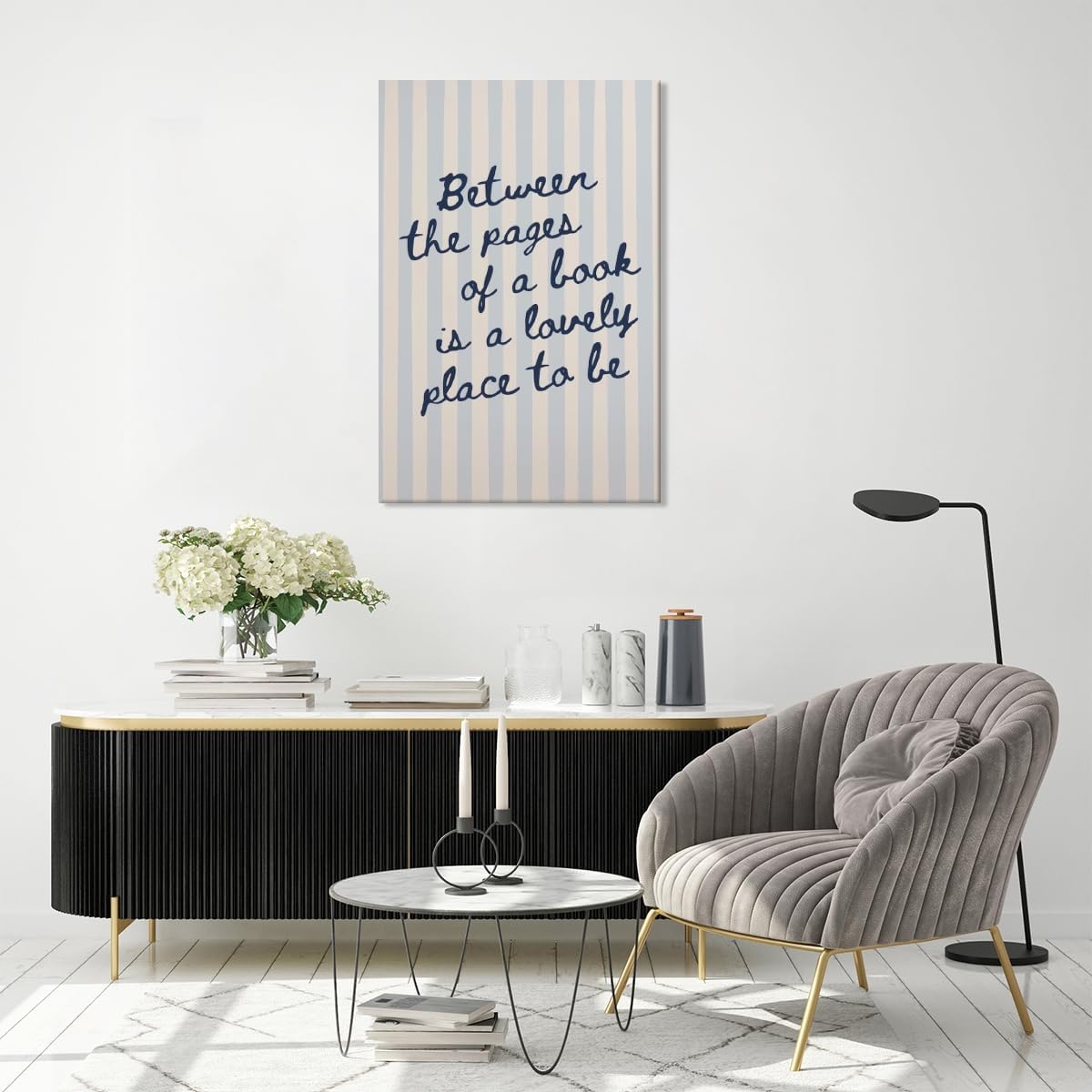 Club blue Bookish Wall Art Between The Pages of a Book Is a Lovely Place to Be Poster，Trendy Book Canvas Print blue Aesthetic Poster for Reading Nook Library Room Wall Decor 12x16inch Unframed
