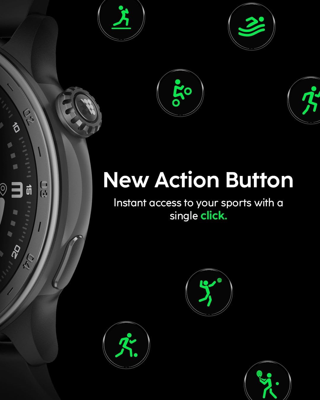 Cubitt AURA 2 Smartwatch, 1.43” AMOLED, Phone-Connected GPS, VITA AI Assistant, AI Coach, Readiness & Sleep Scores, 100+ Sports Modes, 3ATM Water Resistant, Up to 8-Day Battery