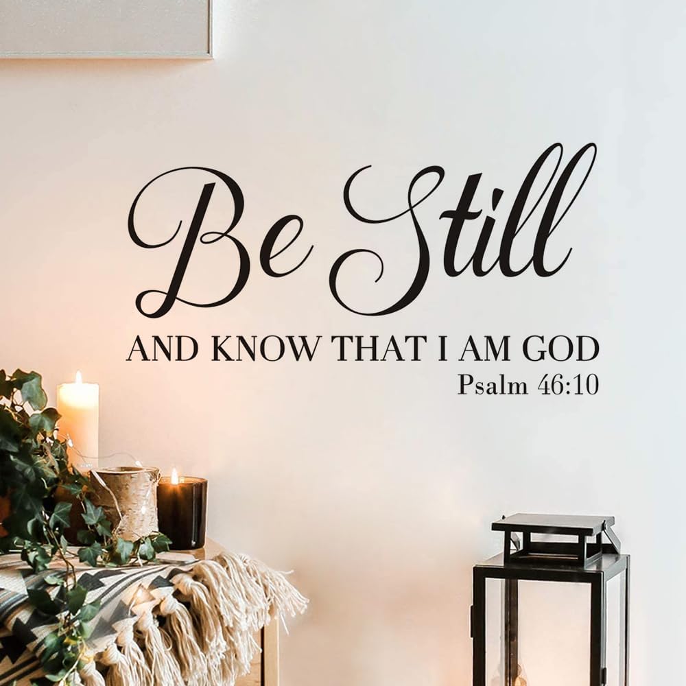 12PCS Inspirational Wall Decals,The Bible Wall Stickers Quote Motivational Decal for Bedroom Living Room Nursery Decor 11×6 in