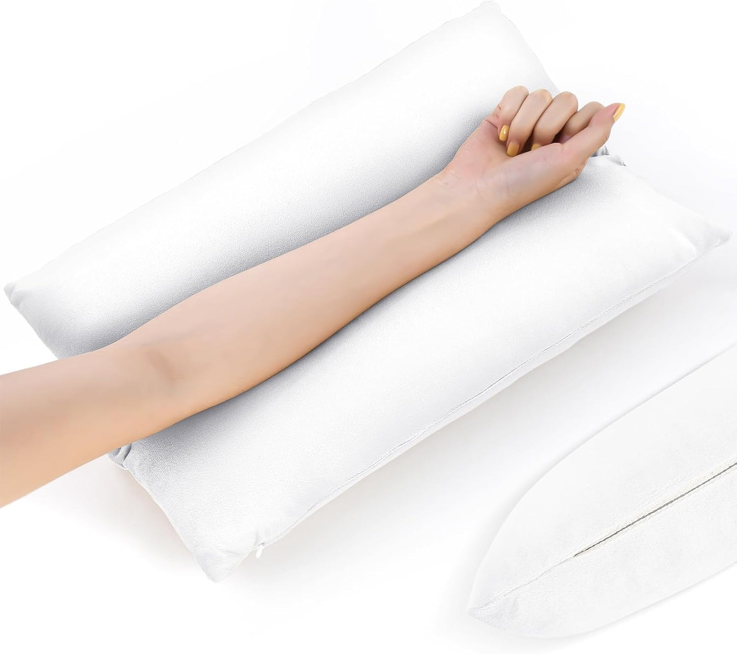 Comfortable Arm Rest Pillow for Better Sleep and Recovery Ideal Support for Swelling, Injury and Surgery Recovery Perfect for Side Sleepers(White)