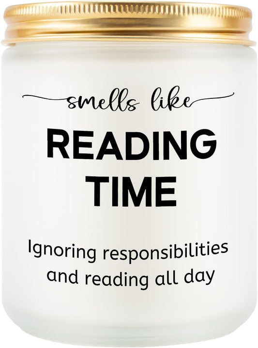 Book Lovers Gifts Candle Women Funny Bookish Accessories Club Themed Gifts for Librarian Book Lovers Women Reader Bookworm