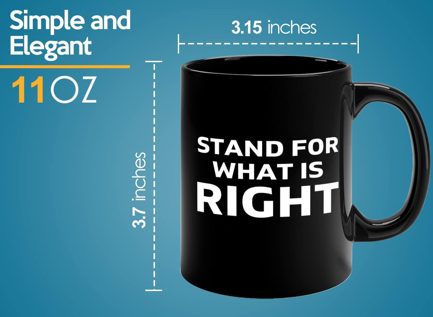 Journalist Coffee Mug 11oz Black -What Is Right - Reading Lover Book Club Gift Author Appreciation Writer Journalism Novelist Scriptwriter