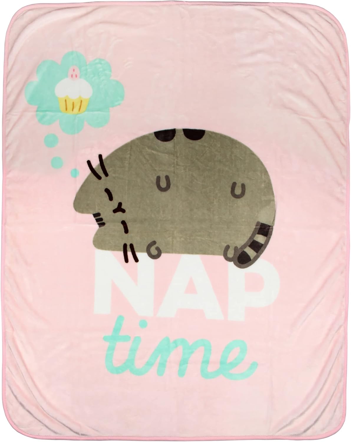Culture Fly Pusheen The Cat Nap Time 45" x 60" Plush Fleece Throw Blanket
