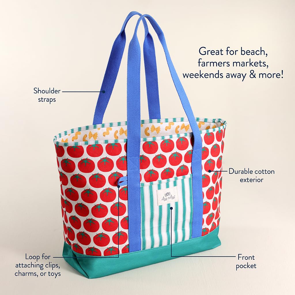 Itzy Ritzy Canvas Mom Tote (Pasta)