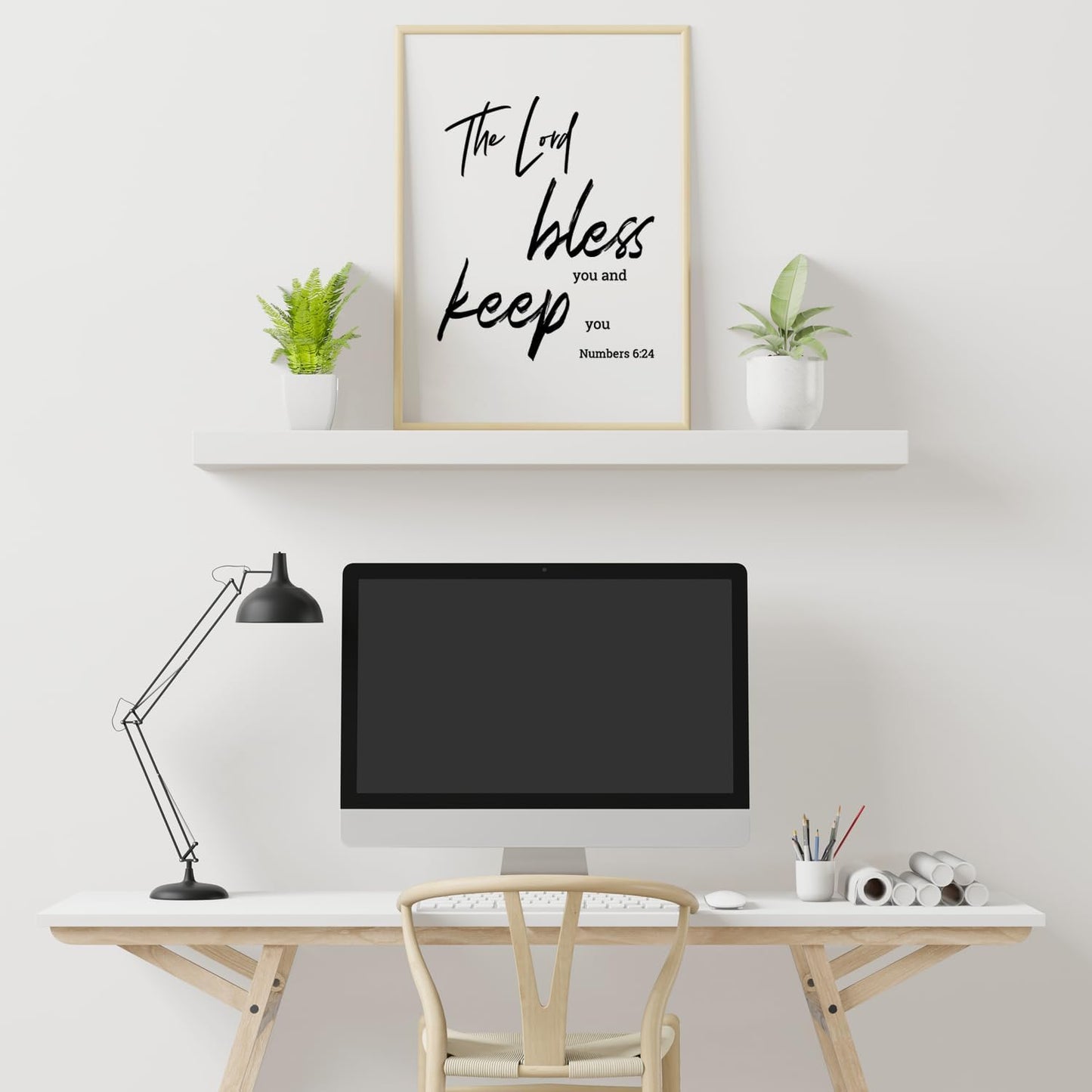 12 Pieces Bible Verse Wall Stickers, Inspirational Quote Wall Decals, Religious Motivational Wall Stickers, Peel and Stick, Scripture Wall Decal for Living Room Bedroom Bathroom Office