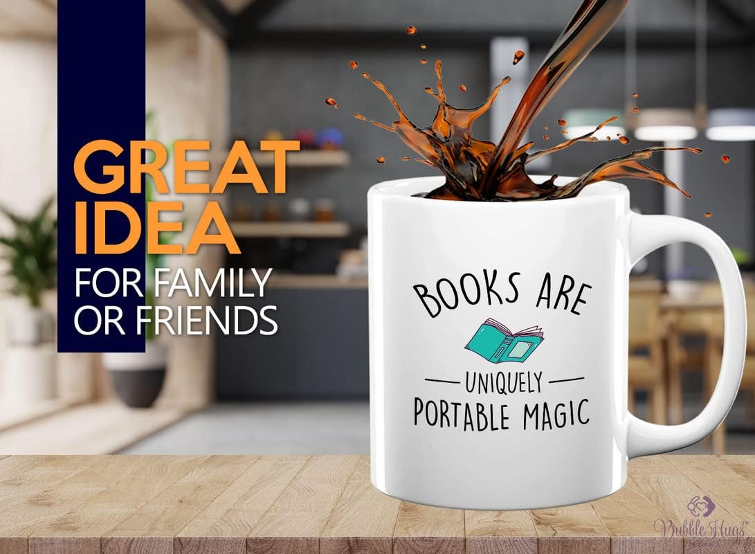 Book Lover Coffee Mug 15oz White - I Almost Forgot My Reading Glasses - Gift For Poets Bookish People Bibliophile Librarian Book Club Reader