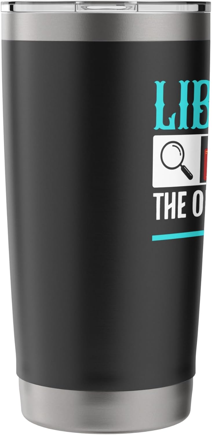 Librarian The Original Search Engine Library Book Lover Stainless Steel Insulated Tumbler
