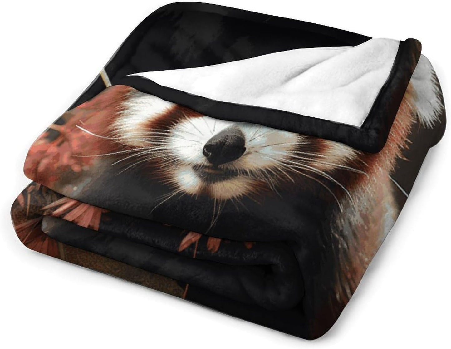 Red Pandas Blanket Super Soft Lightweight Throw Blanket Cute Cozy Warm Bed Blanket Decorative Fuzzy Blanket All-Season Home Decor Gift for Sofa Couch Living Room 40"*50" （100 * 130cm）