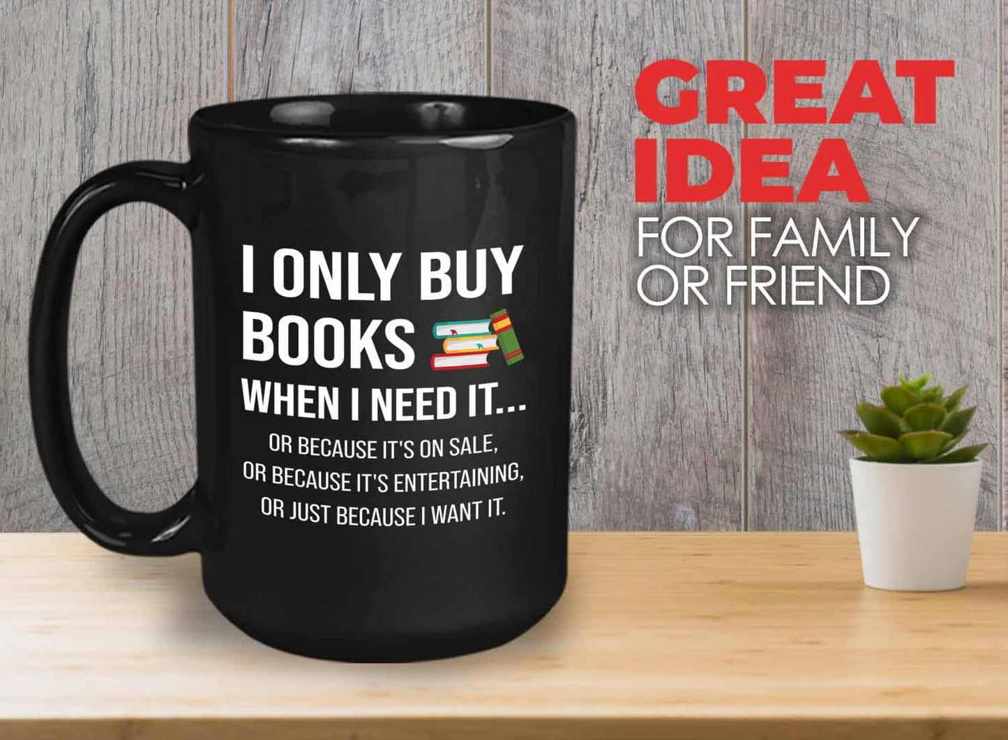 Bubble Hugs Book lovers Coffee Mug 15oz Black - Only Buy Books - Author Writer Library Library Editor Introvert Book Lovers Cat Lover Chill Relax Bookworm Reading