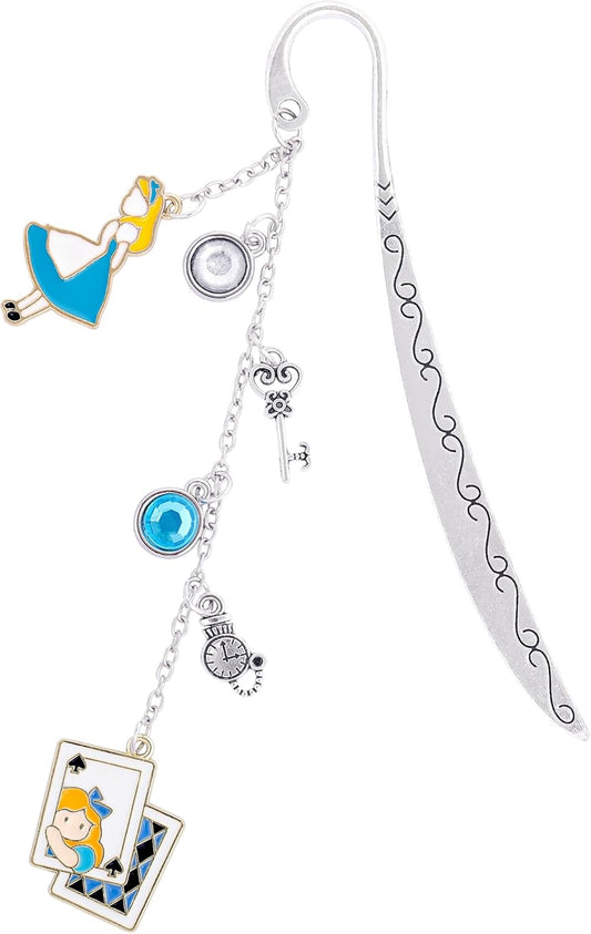 Fantasy Bookmark Gifts for Girls - Charm Metal Book Marks for Women Cute Unique Aesthetic Page Makers for Reading Lovers Novel Fans Readers Bookish Students Teachers Birthday School Office