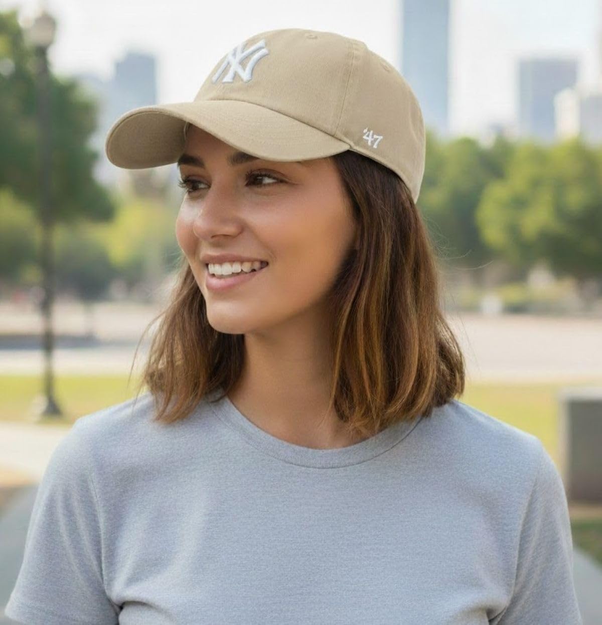 47 Brand MLB New York Yankees Branson Cap B-BRANS17CTP, Unisex
