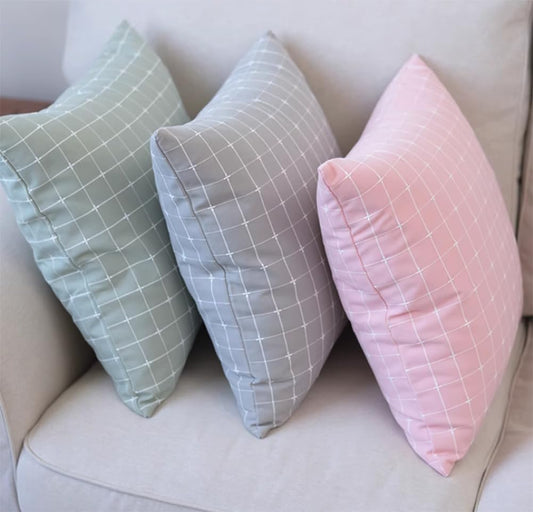 Tingting's Dream Soft Sofa Throw Pillows Decorative Bed Reading Rest Waist Pillow Back Cushion Square Office Chair Lumbar Support Pillow (Olive Green, 50×50CM/19.7"×19.7")