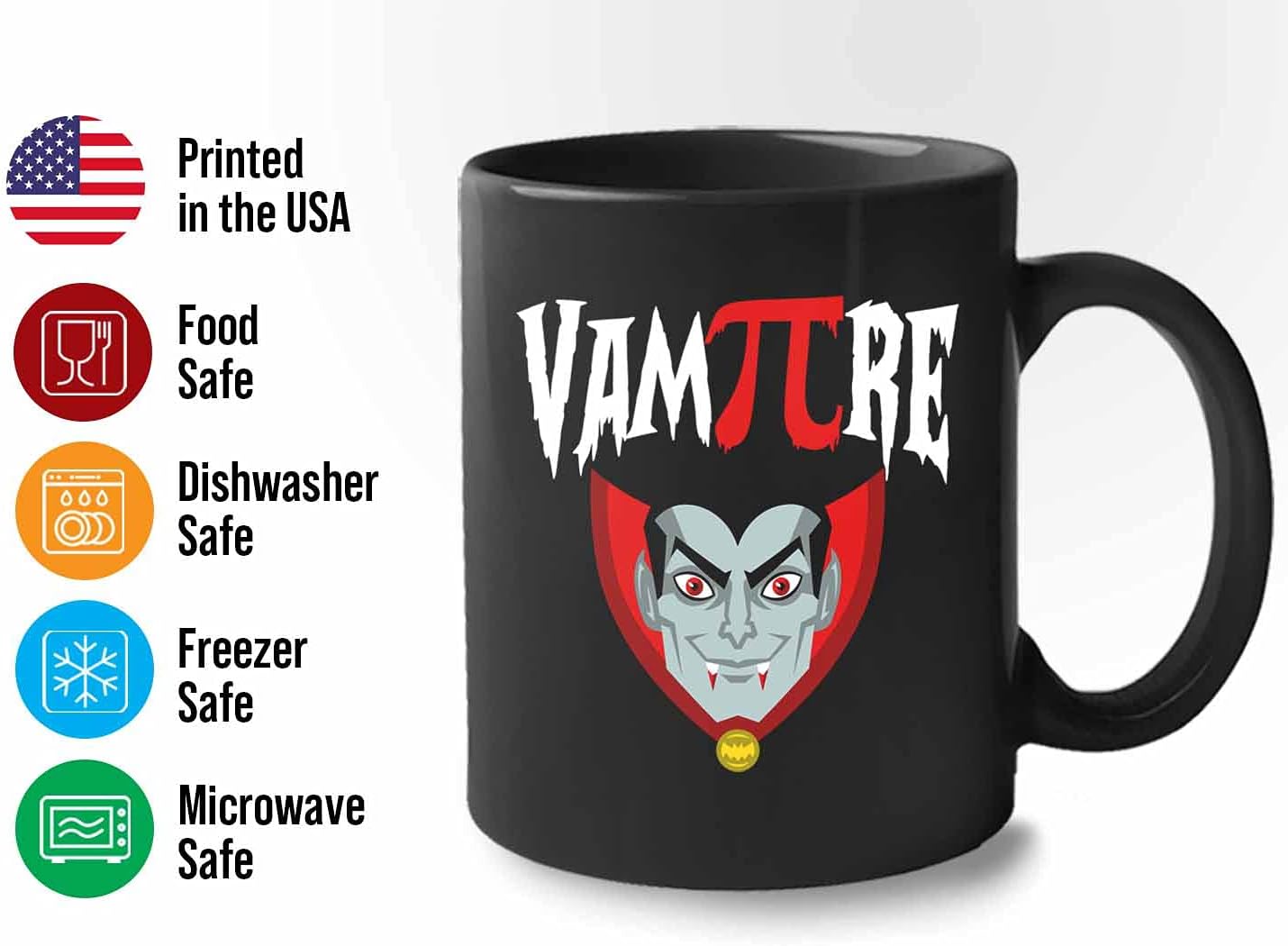 Bubble Hugs Math VamPIre Mug Black 11 Oz - Funny Reading Book Lovers Literary librarian Halloween Reader - Hellowin, October, Costume, Cospla Horror, Ancient, Festival, Holida Decoration Ideas,