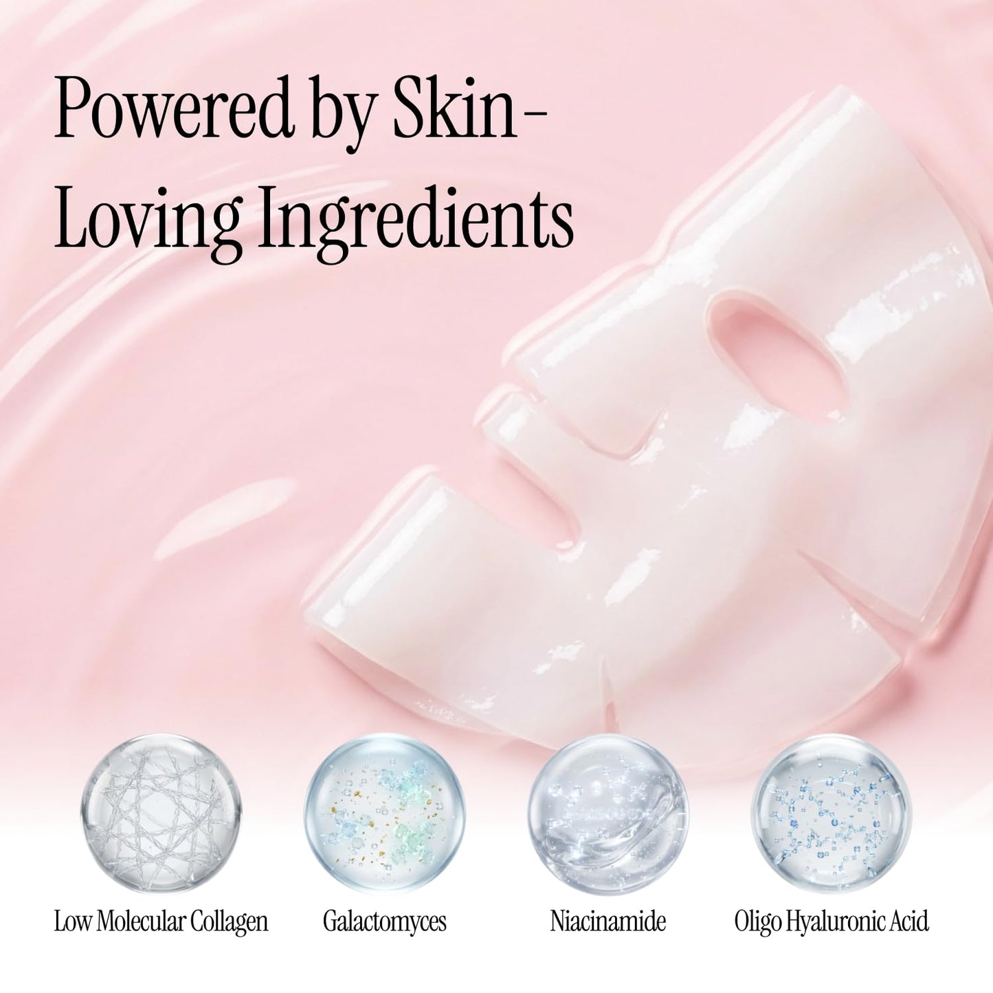 Trancend™ Real Deep Collagen Face Mask for Korean Skin Care – Hydrogel Sheet Mask, Overnight Hydrating Mask for Pore Minimizing, Elasticity & Firming, Bio Collagen Treatment - 39G (4 Count)