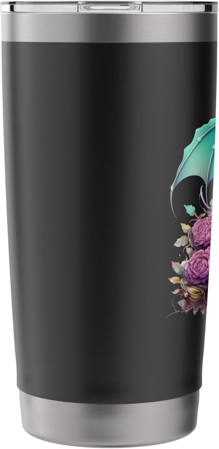 Book Dragon Bookish Dragon Book Worm Dragons & Books Reading Stainless Steel Insulated Tumbler