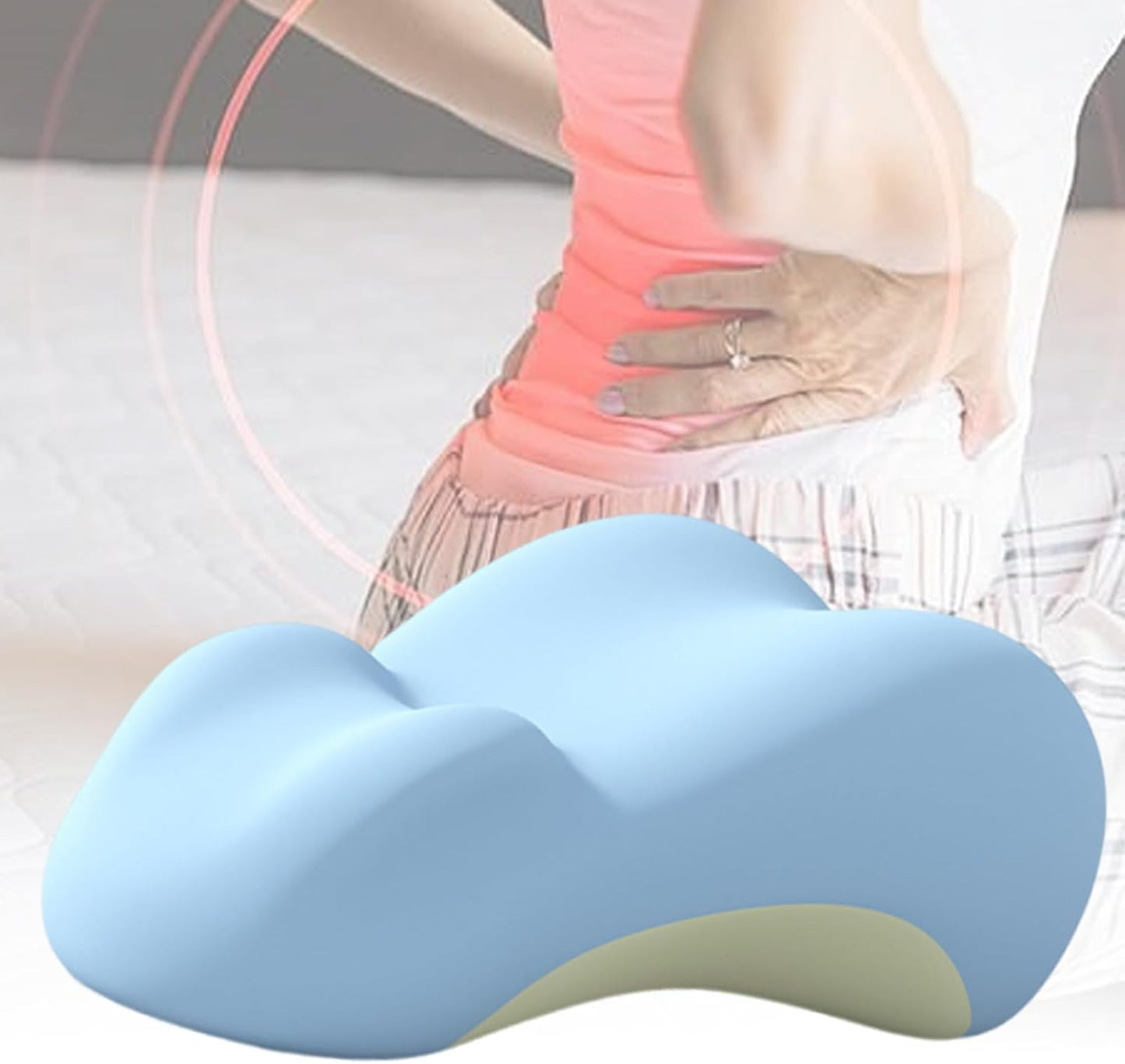 Couples Pillow,Portable Breathable Back Rest - Lumbar Support Intimacy Butt Pillow | for Reading Sleeping Watching TV Sitting Lying Couch Bed Furniture Home Bedroom