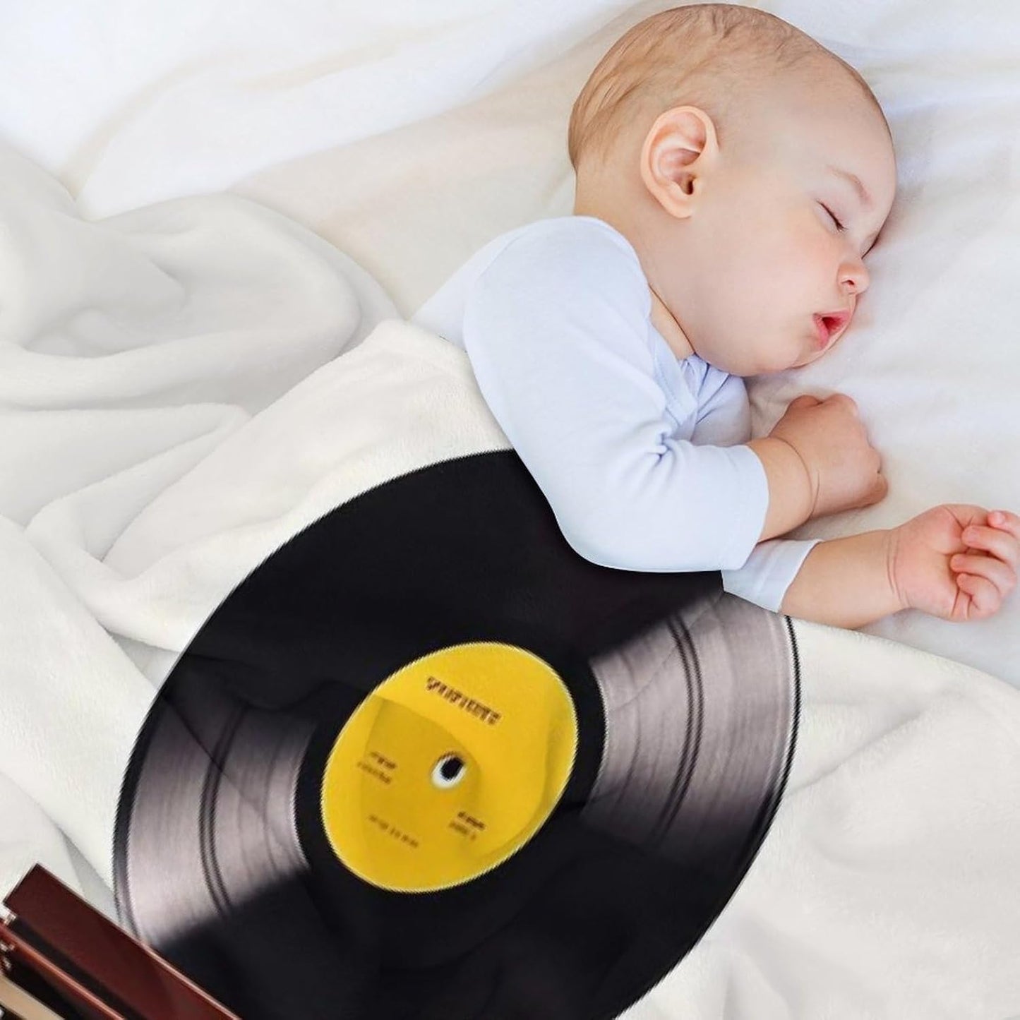 Vinyl Records and Tapes Blanket Super Soft Lightweight Throw Blanket Cute Cozy Warm Bed Blanket Decorative Fuzzy Blanket All-Season Home Decor Gift for Sofa Couch Living Room 50"*60"（130 * 150cm）