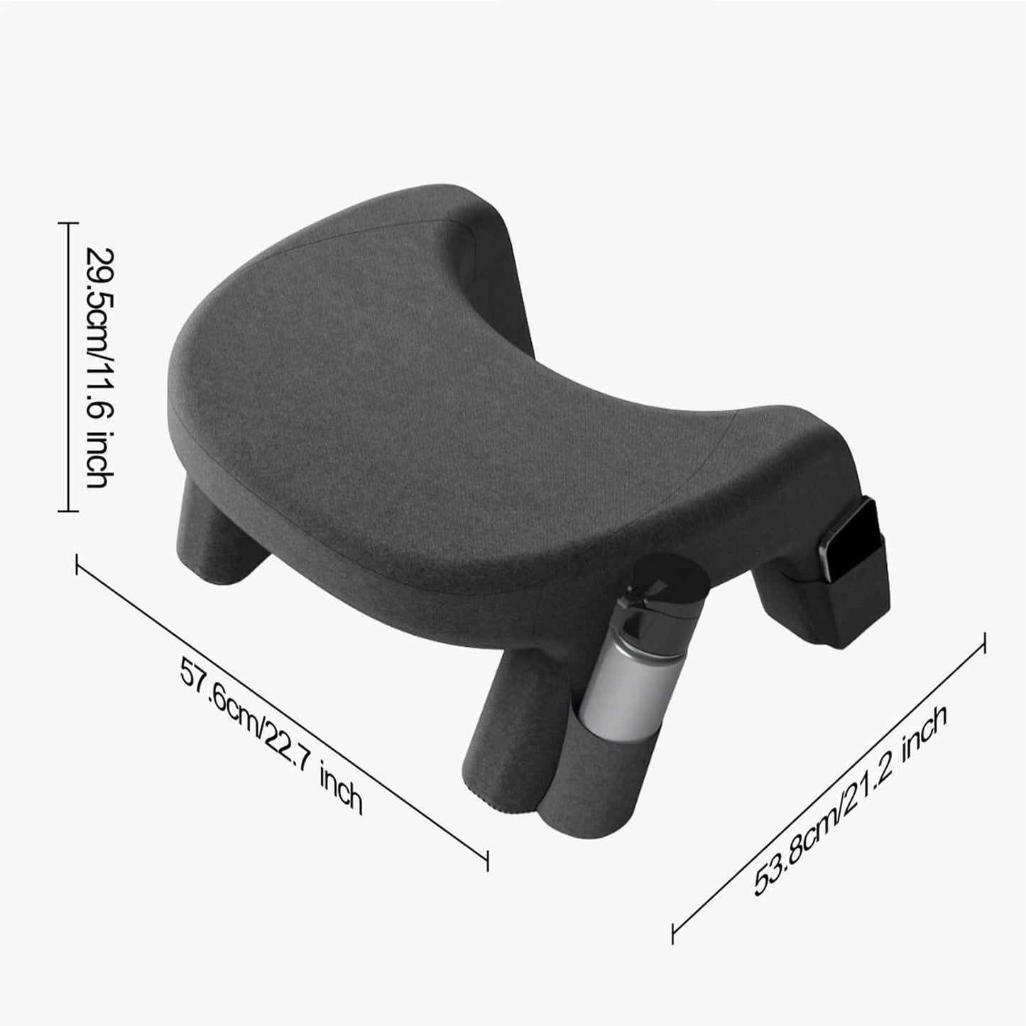 Lap Desk Pillow - Non Slip Ergonomic Large Washable - Bed Cushion Laptop Pillow for Lap - for Working Crocheting Playing Game Sitting Floor Couch Book Laptop Tablet Computer