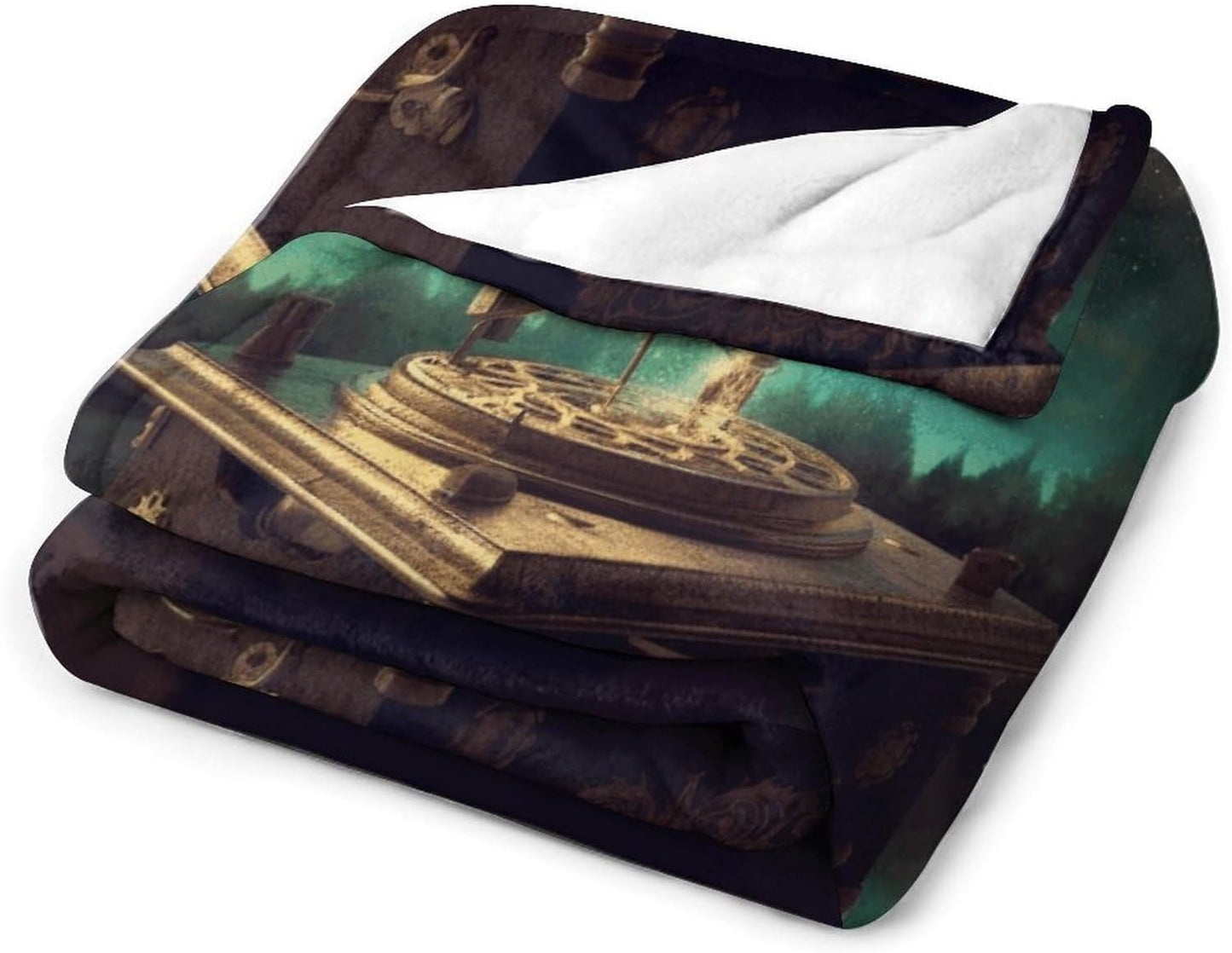 Dream Music Box Blanket Chunky Fluffy Fuzzy Bed Blankets Cozy Soft Warm Winter Blankets Anti-Pilling Flannel Throw Blanket for Couch Living Room Bedroom Multiple Size
