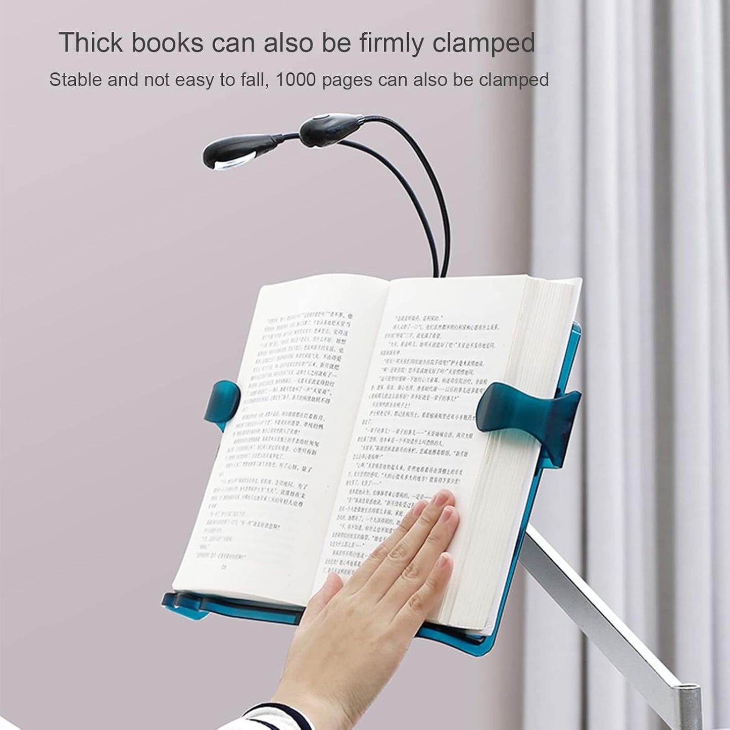 Bookholder Floor Stand, Height Adjustable Book Stand Holder Extra Large Sturdy Rolling Lectern Stand with Wheels, Cookbook Reading Desk Portable Sturdy Lightweight Bookstand (B) (B) (B)