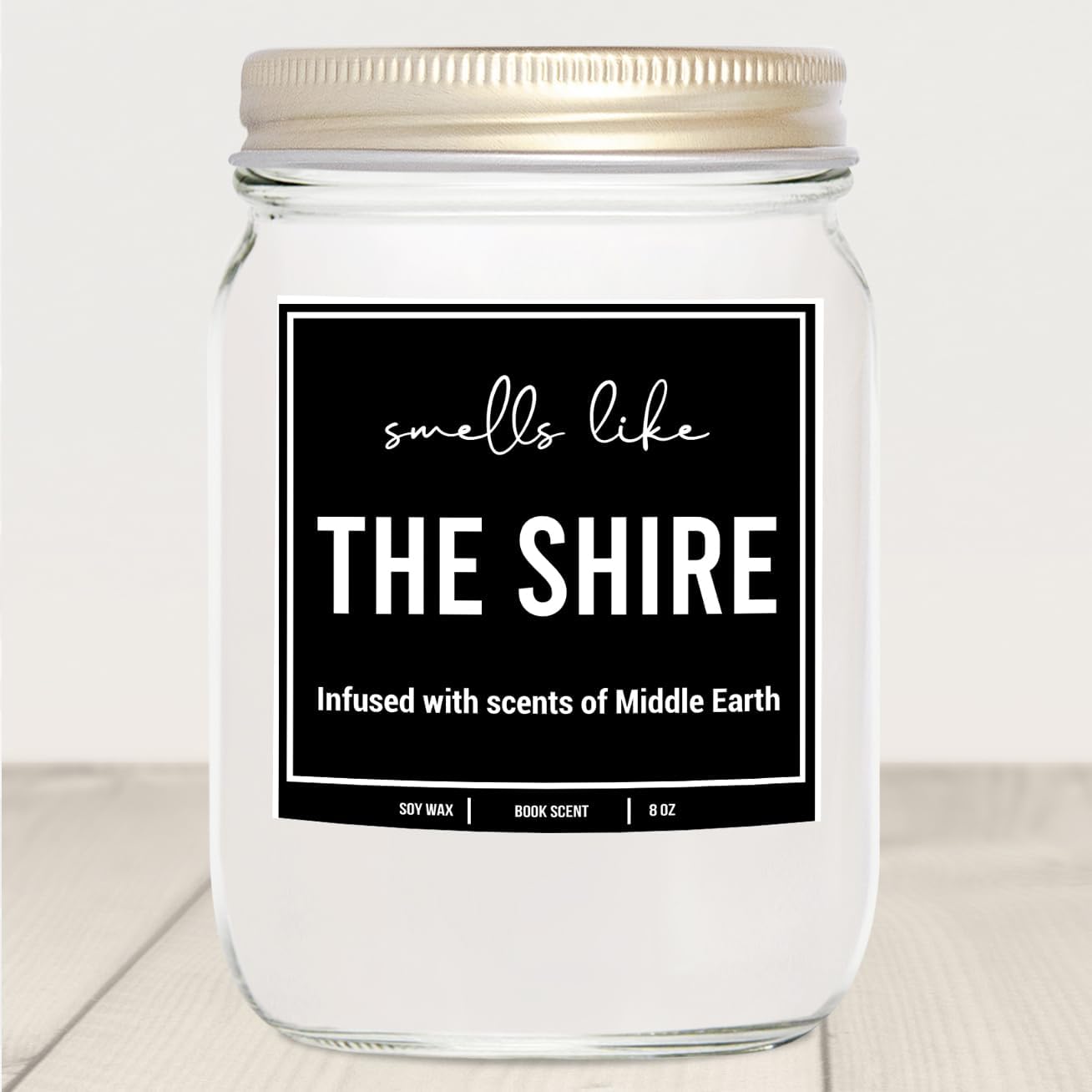 You Nique Designs The Shire Book Lovers Candles for Bookworms, Cool Gifts for Book Lovers - Unique Bookish Things, Bookish Items - Candle Gifts for Readers