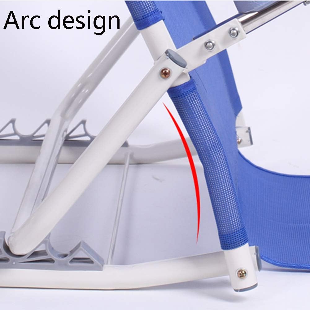 Adjustable Back Rest Disability Back Support Rest Elderly Sit-up Bed Backrest with Headrest and Armrest for Reading Or Relaxing in Bed (Colour: Blue)