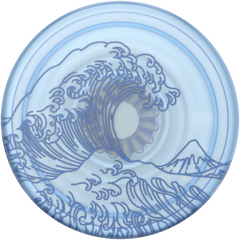 PopSockets Phone Grip with Expanding Kickstand, Adhesive Grip -Translucent Ocean