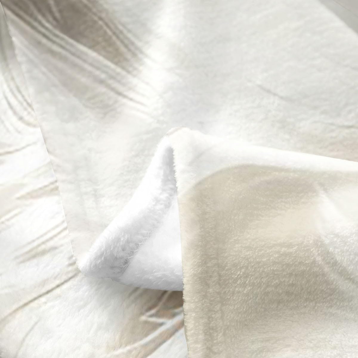 Feelyou White Lion Fuzzy Blanket Throw 50"x60" Safari Print Flannel Fleece Throw Blanket for Sofa Couch Animals Fur Print All Season Bed Blanket Plush Blanket（No Real Fur）