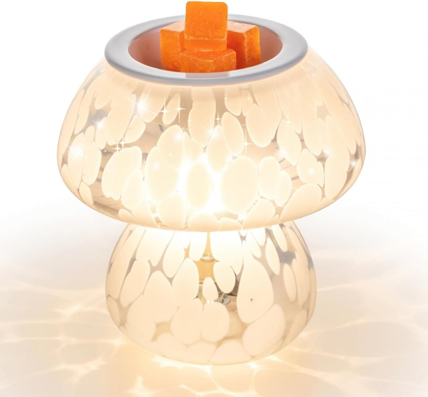 Mushroom Wax Melt Warmer: Wax Melter Warmer Cute Melter Fragrance Candle Lamp Home Decor Mothers Day Birthday Gift for Women
