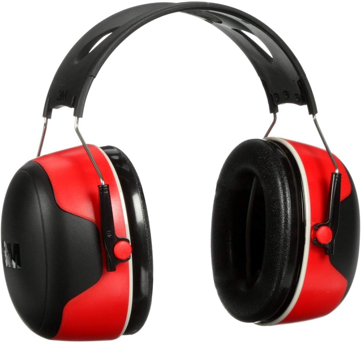 3M Pro-Grade Earmuff, Noise Reduction Rating (NRR) 30 dB, Lightweight & Adjustable Ear Muffs, Reduce Pressure Points For All-Day Comfort, Steel Wire Headband With Rubber Overmold Design (90565-4DC-PS)