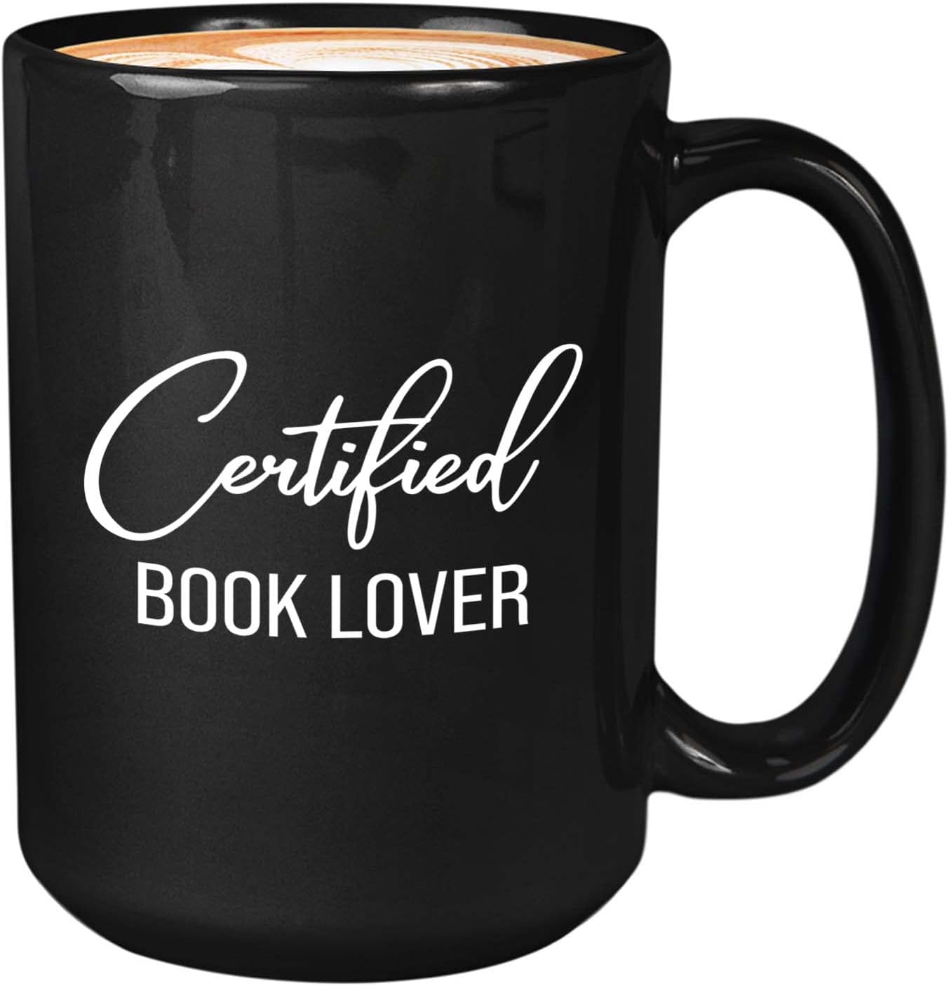 Bubble Hugs Book lovers Coffee Mug 15oz Black - Certified Book - Author Writer Library Editor Introvert Lovers Cat Chill Relax Bookworm Reading