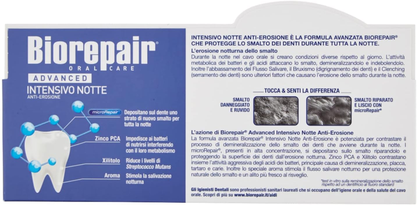 Biorepair Paste Oralcare Intensive Night Repair 75ml by COSWELL SpA