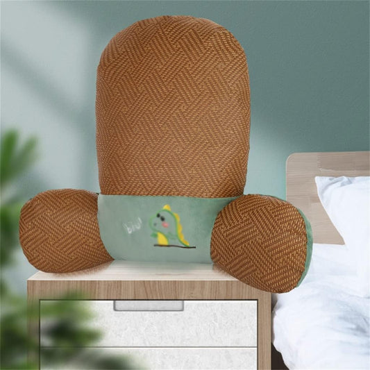 Mat Cushion Office Sedentary Lumbar Pillow Nap Back Seat(Black,40 * 60cm)