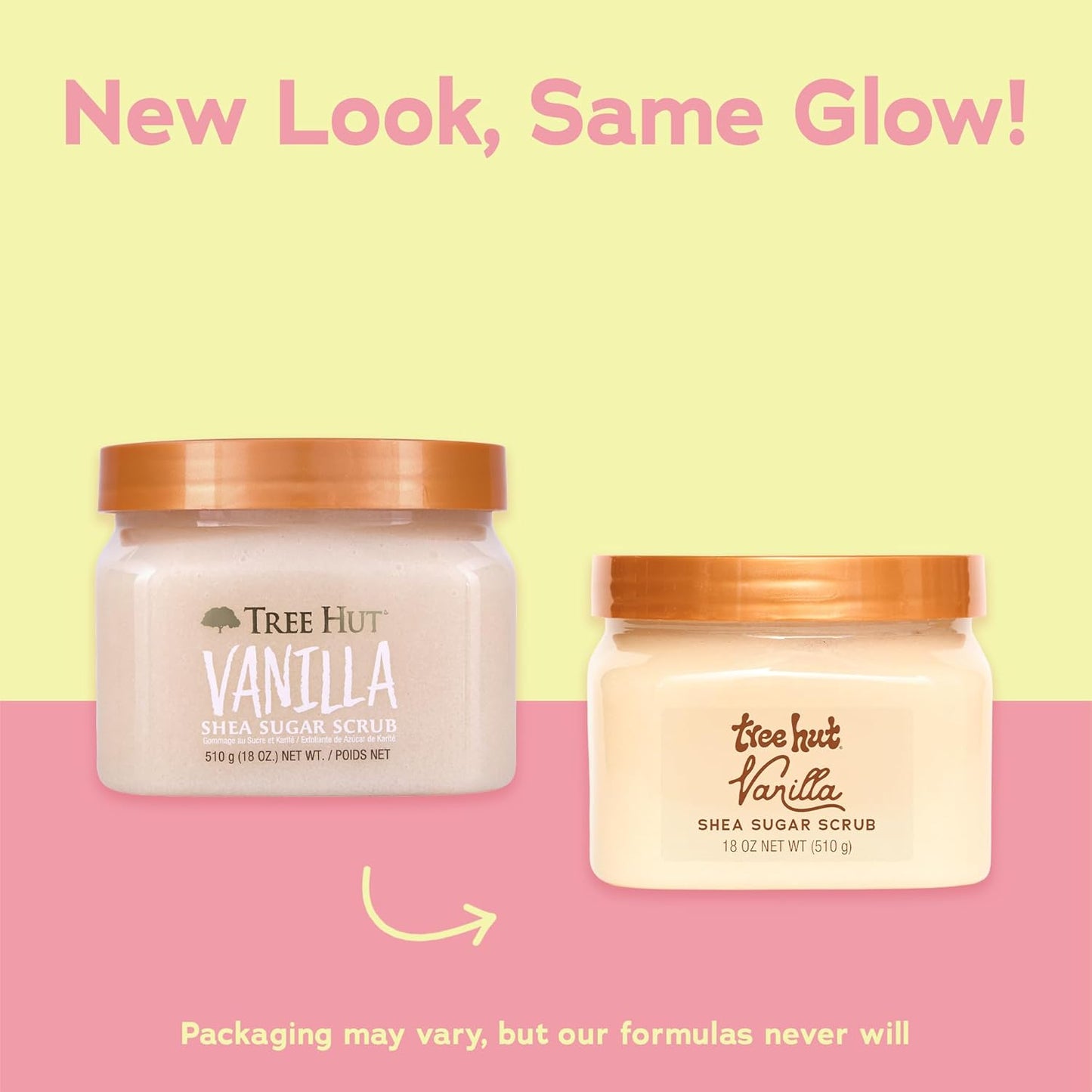 Tree Hut Vanilla Shea Sugar Scrub, Easter Gifts for Women, Exfoliating & Hydrating Body Scrub with Shea Butter & Essential Oils, Smooth Skin, For All Skin Types, Vegan, 18 oz