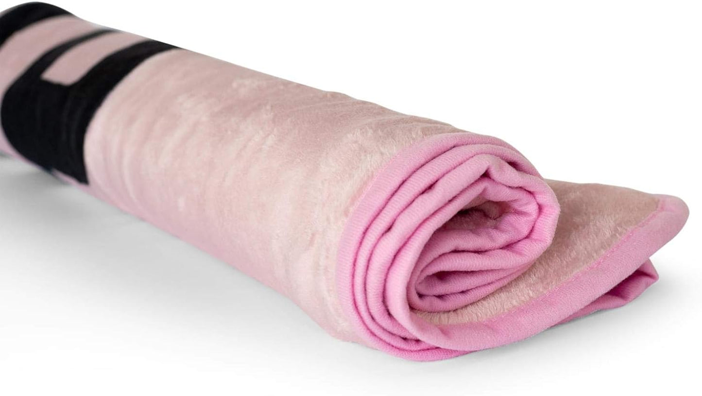 JUST FUNKY Nap Queen Soft Throw Blanket | 45 X 60 Inch Cozy Lightweight Fleece Blanket