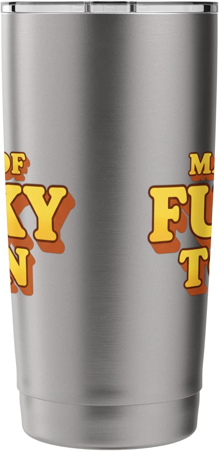 Mayor Of Funky Town Retro 70S Kids Disco Nostalgia Stainless Steel Insulated Tumbler