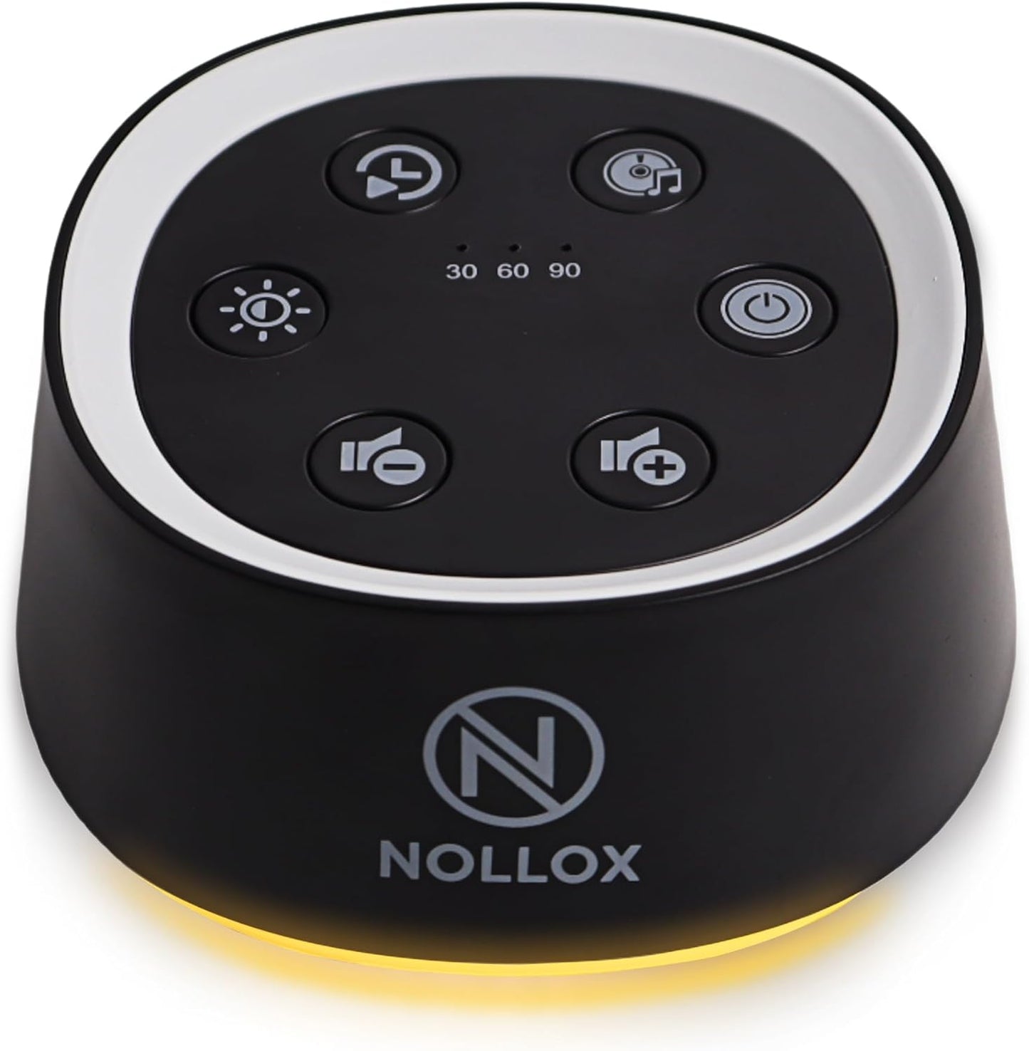White Noise Machine for Baby Kids & Adults 24 Soothing Sounds Cry Sensor Night Light Rechargeable via Type-C Timer & Memory Portable Sleep Sound Device
