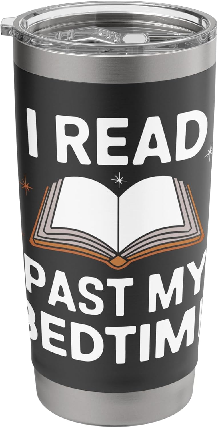 Reading I Read Past My Bedtime Stainless Steel Insulated Tumbler