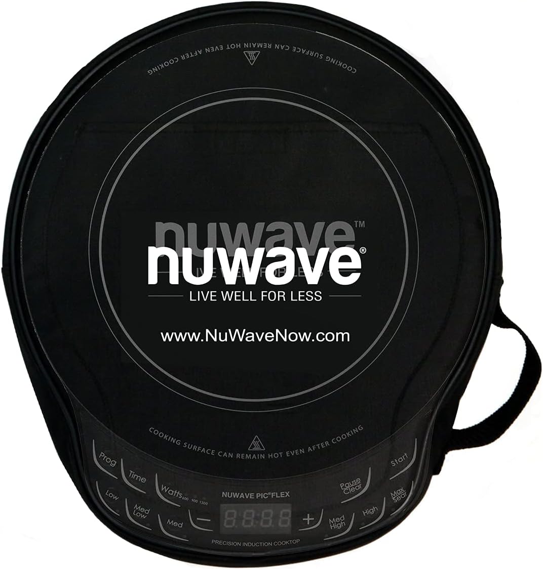 Nuwave Carrying Case Exclusively for Flex or Diamond PIC Cooktop, Insulated & Water Resistant, Sold by Original Manufacturer, Only for Use with PIC Models 30501, 30502, 30511, 30532, 30537, & 30527