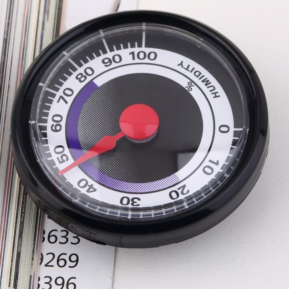 Portable Accurate Analog Hygrometer Humidity Meter Mini Power-Free for Indoor Outdoor Household