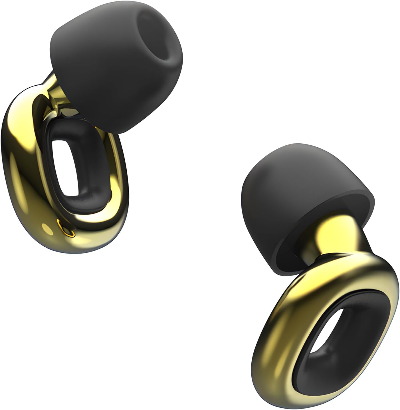 Ear Plugs Providing High Fidelity Hearing Protection for Musicians, DJs, Festivals, Nightlife, Sleeping Noise Cancelling - Gold